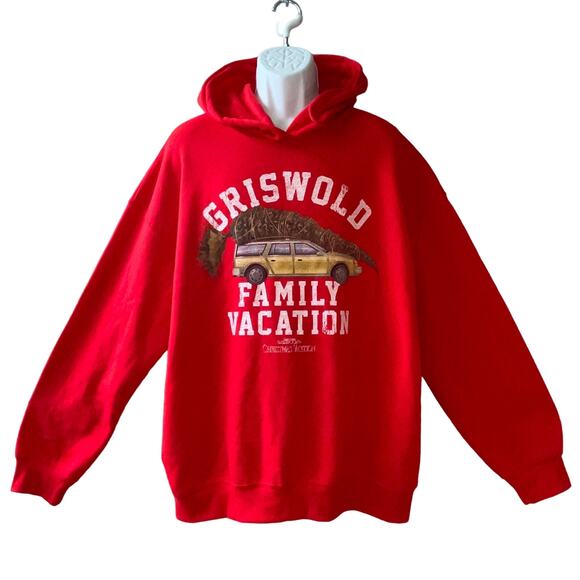 Hybrid Apparel GRISWOLD FAMILY VACATION Ugly Christmas Hoodie Sweatshirt Sz 3X - Picture 1 of 5